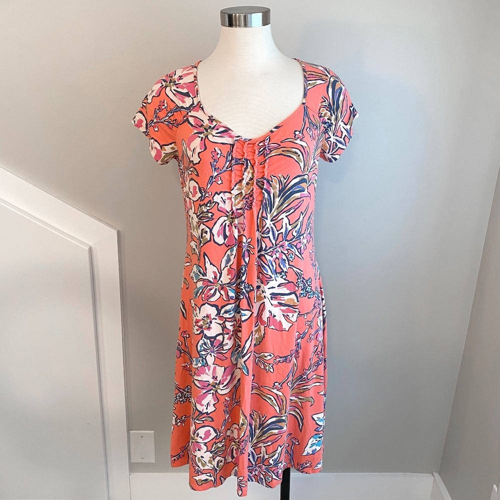 Escape by Habitat tropical floral midi dress - Size S